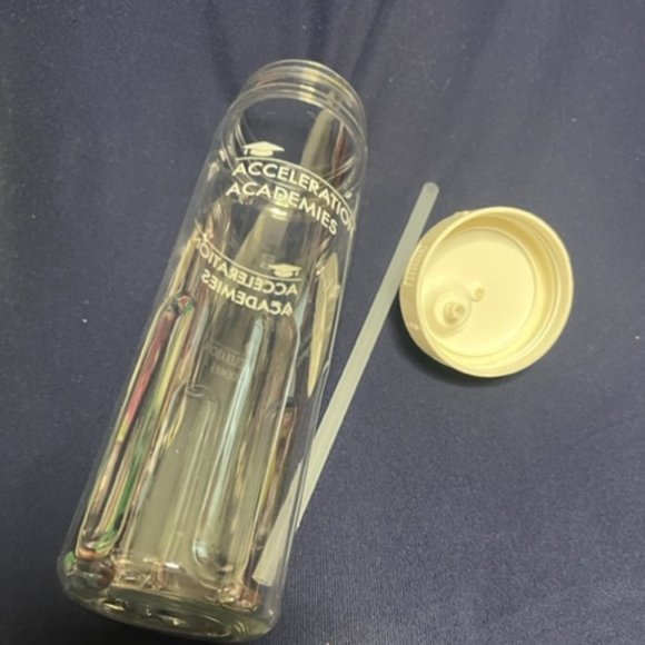 Acceleration Academies Clear Plastic Water Bottle 28oz - Picture 8 of 8
